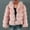 Pink, variant on AOOCHASLIY Women Winter Coat Womens Ladies Warm Faux Furry Coat Jacket Winter Solid V-neck Outerwear
