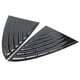 thumbnail image 1 of Aqxreight Persianas de ventana lateral trasera ABS estilo automovilístico persianas de ventilación para modelo 3 2017-2019, 1 of 8