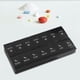 thumbnail image 5 of Organizador de pastillas de 14 rejillas, 2 filas, , , 2 veces , estuche portátil , contenedor, pastillero para viajes, , negro Baoblaze Organizador de almacenamiento, 5 of 8