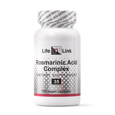 LifeLink Rosmarinic Acid Complex | 120 capsules | Vegan, Non-GMO, Gluten Free | Antioxidant, Anti-Aging | Made in the USA