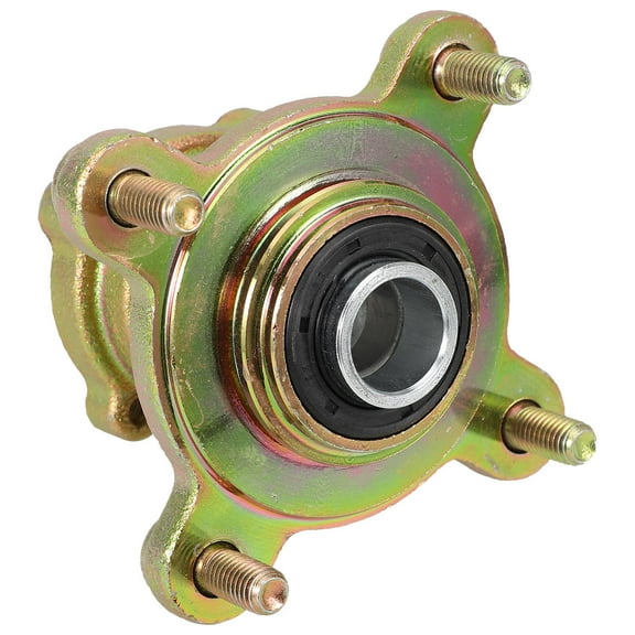 Worgeous  Go Kart Parts for Kids Front Wheel Hub Assembly Karts Golden