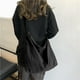 thumbnail image 1 of Bolso de hombro Colco Lona Reutilizable Alta capacidad Tote para compras Fitness Estudiante Mujer Niño Negro, 1 of 7