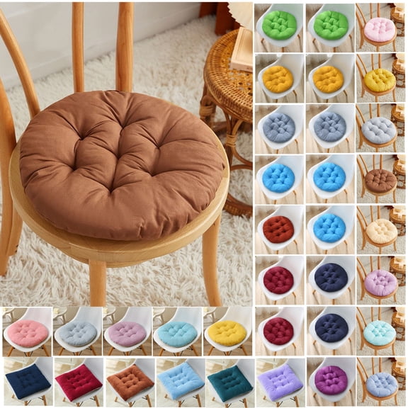 Kyusrd Round Chair Cushions,Seat Pad Floor Cushion Pillow Stool Pad for Garden Patio,Pad(15.7In)