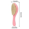 thumbnail image 3 of Men's Beard Brush, Facial Hair Styling Brush, Soft Boar and Nylon Bristles for Home and Travel Use, Durable ABS Handle, Massage Skin Beneath Beard, Enhance Wave Pattern, Daily Grooming Tool, 3 of 9