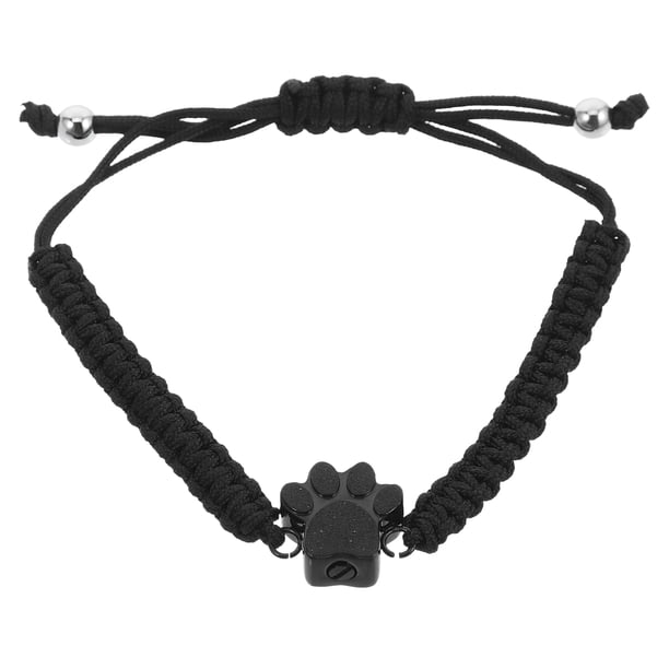 Brazalete de cremación para mascotas cenizas perros patente colgante de colgante de acero inoxidable joyería de urna para recuerdo de mascotas y recuerdo