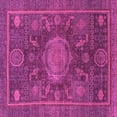 thumbnail image 1 of Ahgly Company Indoor Square Abstract Pink Modern Area Rugs, 7' Square, 1 of 4