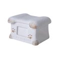 thumbnail image 1 of koolsoo Urne Commémorative en Forme d'Os pour Animaux de Compagnie, Stockage de Cendres pour Chat et Chien, Extérieur, Blanc, 1 of 9