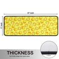 thumbnail image 5 of Kitchen Rugs Sets Of 2,Yellow Lemon Slices Yellow Pattern Anti Fatigue Kitchen Mat Rugs Non Slip Washable,Decorative Kitchen Floor Mats for Kitchen,Sink,Laundry,17"x47"+17"x47", 5 of 5