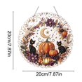 thumbnail image 5 of PLPPYFS Halloween Diamond Art Hanging Kits for Adults, Ghost Diamond Art Suncatchers, 5D DIY Acrylic Single Sided Diamond Art Window Pendant, Home Garden Wall Hanging Kits Hanging Ornament, 5 of 6