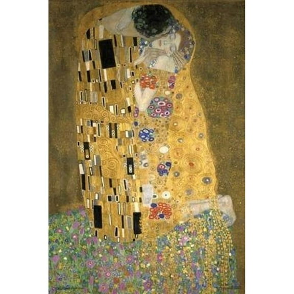 Klimt - Kiss Poster Print - 24 x 36 in.