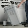 thumbnail image 2 of Large capacity plastic trash can with lid for odor prevention, suitable for households,kitchens, bedrooms,bathrooms,offices,etc,, 2 of 8