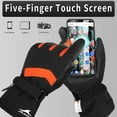 thumbnail image 4 of Gants de Ski Neige Hiver Chauds 3M Imperméables Écran Tactile Hommes Femmes, 4 of 6