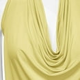 thumbnail image 4 of Essentials Womens Tank Tops Camisole Blouse Drape Backless Cowl Vest Neck Blouse Summer Y2K Going Out Basic Cami Shirt, 4 of 7