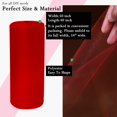 thumbnail image 2 of Rollo de poliéster de tul rojo IONTACH, 137 cm x 37 m, 2 of 6