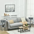 thumbnail image 2 of HOMCOM Side Table Set of 2, Narrow Tall End Table with Drawer and Shelf, 2 of 10