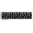 thumbnail image 2 of Ambesonne Space Fabric by the Yard Upholstery, UFOs and Abstract Planet, 5 Yards, Multicolor, 2 of 4