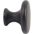 thumbnail image 4 of Telluride Cabinet/Bi-Fold Door Knob, 1-1/2 Inches, Matte Black by Stone Harbor Hardware, 4 of 4