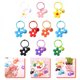 thumbnail image 3 of 10pcs Adorable Flower Bell Keychain Hanging Keychains Pendant Girly Key Rings Gift, 3 of 4