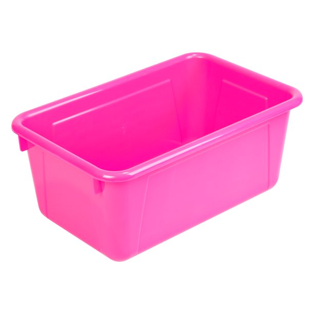 Pen+Gear Plastic Small Cubby Bin for Kids, Neon Pink, 5Pack Walmart