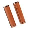 thumbnail image 4 of Double Locking Bike Handle Bar Grips Comfortable Handlebar Grip , Brown 1, 137mm, 4 of 6