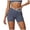Grey, variant on High Waist No Front Seam Biker Shorts 4 Inches Running Volleyball Spandex Yoga Gym Workouts(Black,2XL)