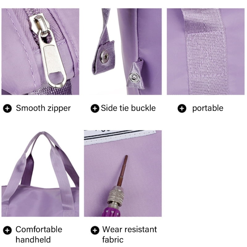 Large Capacity Expandable Travel Bag with Wheels Detachable Rolling Luggage Bag