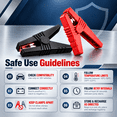 thumbnail image 4 of 2000A Peak Jump Starter with Air Compressor, TERUNSOUL B40L Portable Car Battery Booster with Quick Charge Out (6.0 Gas/4.0L Engines), 12V Battery Jump Box Power Bank Car Starter, 4 of 10
