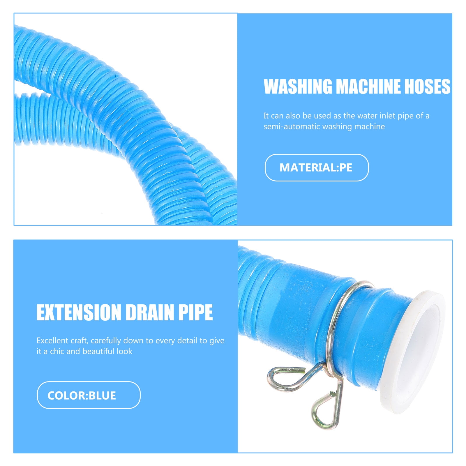 Tuyau De Drainage Sèche-linge 10 Mm Alanmoship – Compatible Midea, Haier, Siemens, Installation Facile