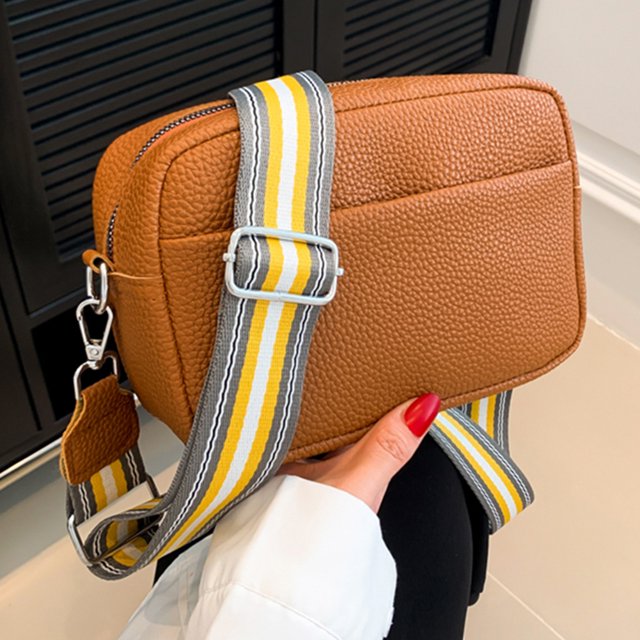 Bolso de mano para cámara de mujer con correas de hombro ajustables para mujer con cierre de cremallera para viajes