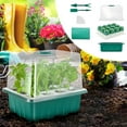 thumbnail image 6 of Under 10,12-Hole Silicone Pot Starters Tray,Seedling Tray for Plant Growth,Garden Planter Pot for Starting Seeds and Cultivating Plants Easy Storage|Silica gel,Green, 6 of 8