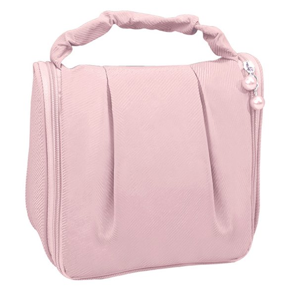 Toiletry Bag Travel Bag with Hanging Hook, Water-resistant Makeup Cosmetic Bag Travel Organizer for Accessories, Shampoo, Full Sized Container, Toiletries for Women