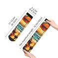 thumbnail image 4 of Rocae Beach Umbrella Sunset for Premium Adult Socks,Comfortable, Breathable, and Durable Socks, Perfect for Everyday Wear, 4 of 7
