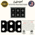thumbnail image 2 of Premium Plus Stove Protectors for WOLF Gas Cooktop Model DF366NG, Custom Cut, Easy to Clean Stove Liner, Made in the USA., 2 of 8