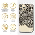 thumbnail image 4 of Case Yard iPhone-11-Pro-Max Case Clear Soft & Flexible TPU Ultra Low Profile Slim Fit Thin Shockproof Transparent Bumper Protective Cover Drop Protective Cell Phone Cases (Doodle Circles), 4 of 8