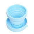 thumbnail image 1 of Taza plegable de silicona de 170 ml, taza de viaje de silicona, resistente al desgaste, ligera, retráctil de silicona para viajes y picnic, 1 of 10