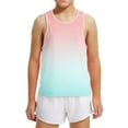 thumbnail image 6 of Spazoro Little and Big Girls Tank Tops Undershirts, Gradient Color Breathable Sleeveless Summer Camisole for Kids Girls Boys Pink Size 14 T, 6 of 6