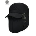 thumbnail image 5 of Luxtrada Mens Winter Russian Aviator Hat Trooper Ear Flap Snow Ski Elmer Fudd Cap, 5 of 11