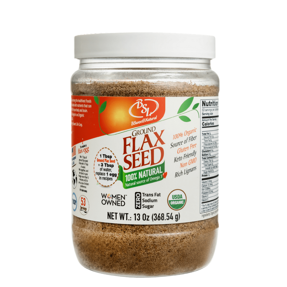 Natural Organic Ground Flax Seeds 13 Oz - Walmart.com - Walmart.com