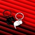 thumbnail image 6 of Couple Gifts Keychain Cute Valentine's Day Gifts Christmas Stuffers for Women Him Boyfriend Girlfriend Cat Lover Best Friend Matching Keychains for Couples Husband Wife Fiancée Birthday Small Gifts, 6 of 9