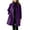 Purple, variant on Coat for Womens Fashion Women's Double Trench Coats Wool Blend Fall Flannel Shirt Jacket (Purple,XL)