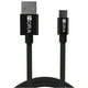 thumbnail image 1 of Cable de Carga y Datos V8 Micro USB 1Hora Tela 1m Negro, 1 of 2