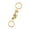 Gold, variant on Gothic Alloy Carriage Keychain Extendable Link Chain Steampunk Design Multipurpose Keyring for Daily Use