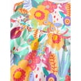 thumbnail image 4 of WIBACKER Toddler Girls Floral Summer Beach Sleeveless Dress Birthday Sundress Everyday Dresses for Kids, 4 of 7