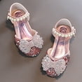 thumbnail image 6 of JSCDRPDWL Girl Jelly Sandals Fashion Summer Bootie Slippers Girls Sandals Dress Performance Dance Shoes Shiny Rhinestone Sequin Bow Pearl Buckle, Summer Shiny Rhinestone Sequin Bow Dance Sandals For, 6 of 6