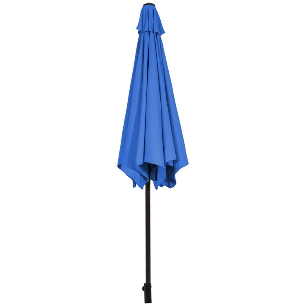 Aimee Lii 10 Feet Outdoor Patio Umbrella with Tilt Adjustment and Crank, Sunbrella Patio Umbrellas, Blue