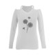 thumbnail image 5 of Blusa informal de manga larga con cuello en V y hombros descubiertos para mujer Fridja  FKASFK3868, 5 of 5
