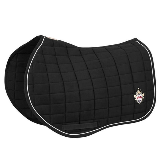 Equine Couture Joy Shaped AP Saddle Pad Black