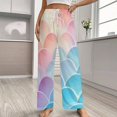 thumbnail image 2 of Colorful Mermaid Scales Pajama Pants Comfortable Elastic Waist Pajamas Fashion Sleepwear Bottoms Plus Size Homewear, 2 of 6