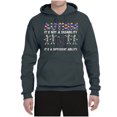 thumbnail image 3 of Autism Is Not A Disablity It's A Different Abilty | Autism Awareness Dabbing Skeleton Inspirational Christian Unisex Graphic Hoodie Sweatshirt, Charcoal, XX-Large, 3 of 5