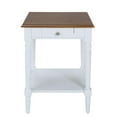 thumbnail image 4 of Pemberly Row One-Drawer End Table with Shelf in White Wood Finish, 4 of 7